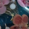 Perle florale pendentif verre filé au chalumeau **vendu – Image 5