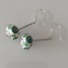 Boucles d'oreilles  perles de verre filé au chalumeau** – Image 3