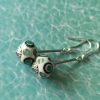 Boucles d'oreilles  perles de verre filé au chalumeau**