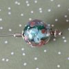 Fibule-broche-pic à chapeau Perle de verre filé** – Image 2