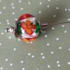 Fibule-broche-pic à chapeau Perle de verre filé** – Image 4