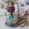 Perle pendentif verre filé au chalumeau **vendu** – Image 5