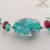 Collier tour de cou perles de verre filé** – Image 5