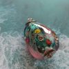 Pendentif perle de verre filé au chalumeau Décors fonds marins **vendu** – Image 6