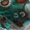 Pendentif perle de verre filé au chalumeau Décors fonds marins **vendu** – Image 12