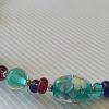 Collier tour de cou perles de verre filé** – Image 7