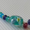 Collier tour de cou perles de verre filé** – Image 5