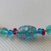 Collier tour de cou perles de verre filé** – Image 4