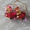 Boucles d'oreilles  perles de verre filé au chalumeau**BO114**
