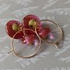 Boucles d'oreilles  perles de verre filé au chalumeau**BO114** – Image 4