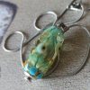 Perle pendentif  verre filé au chalumeau ** P257** – Image 2